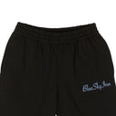 Black Embroidered Logo Sweat Shorts