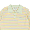 Mint Green Grandpa Knit Polo Sweater