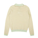 Mint Green Grandpa Knit Polo Sweater