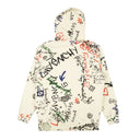 Givenchy Classic Fit All Over Print Hoodie - Off White/Multi