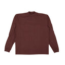 Burgundy Cotton Circus 900 Mockneck T-Shirt