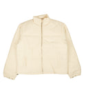 Cream Ceramic Pico Quilted Puffer Jacket