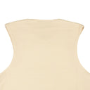 Cream Waffle Knit Stealth Sleeveless Vest