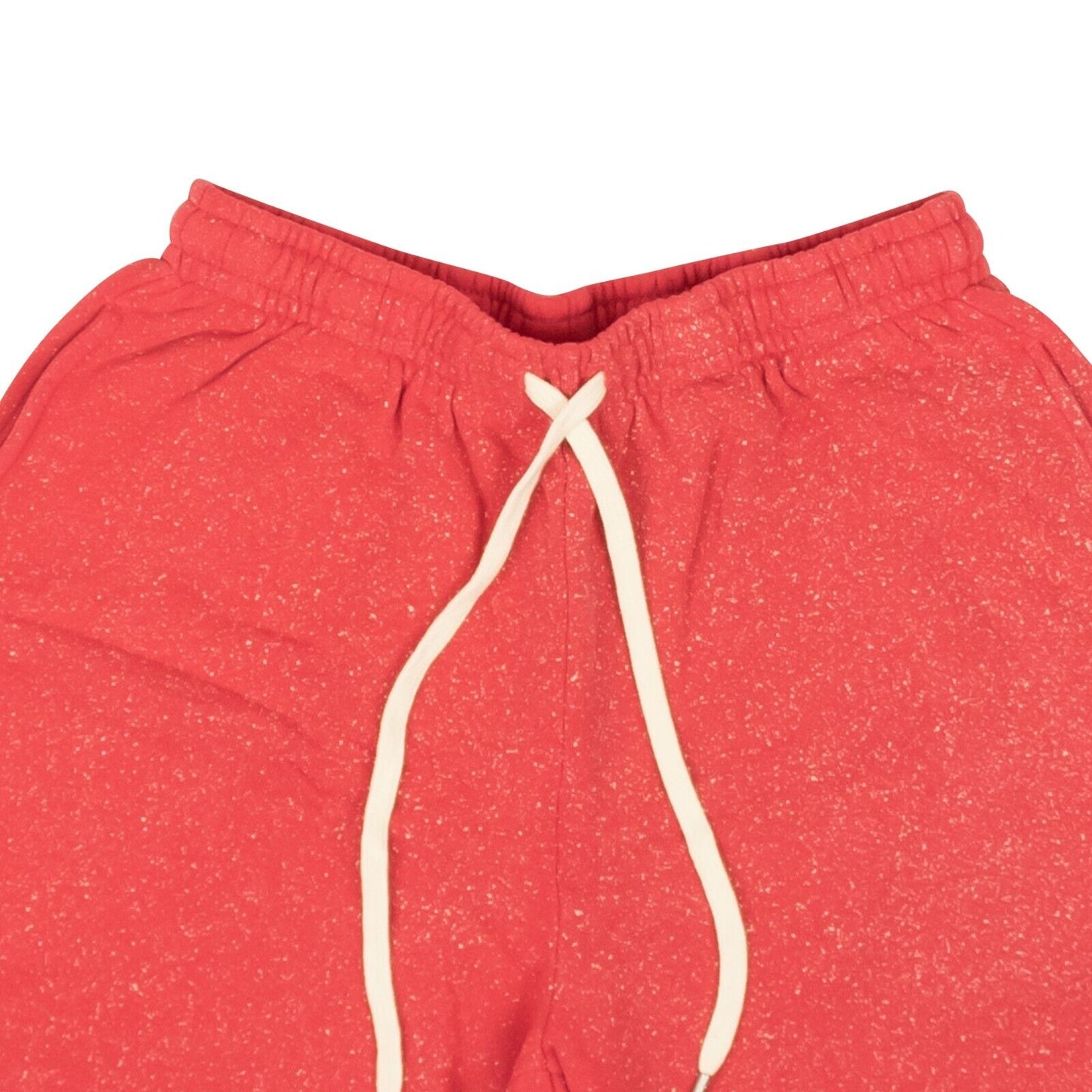 Cardinal Red Cotton Salt Wash Court Shorts