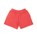 Cardinal Red Cotton Salt Wash Court Shorts