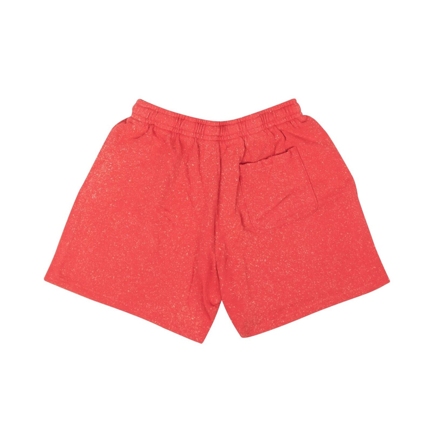 Cardinal Red Cotton Salt Wash Court Shorts