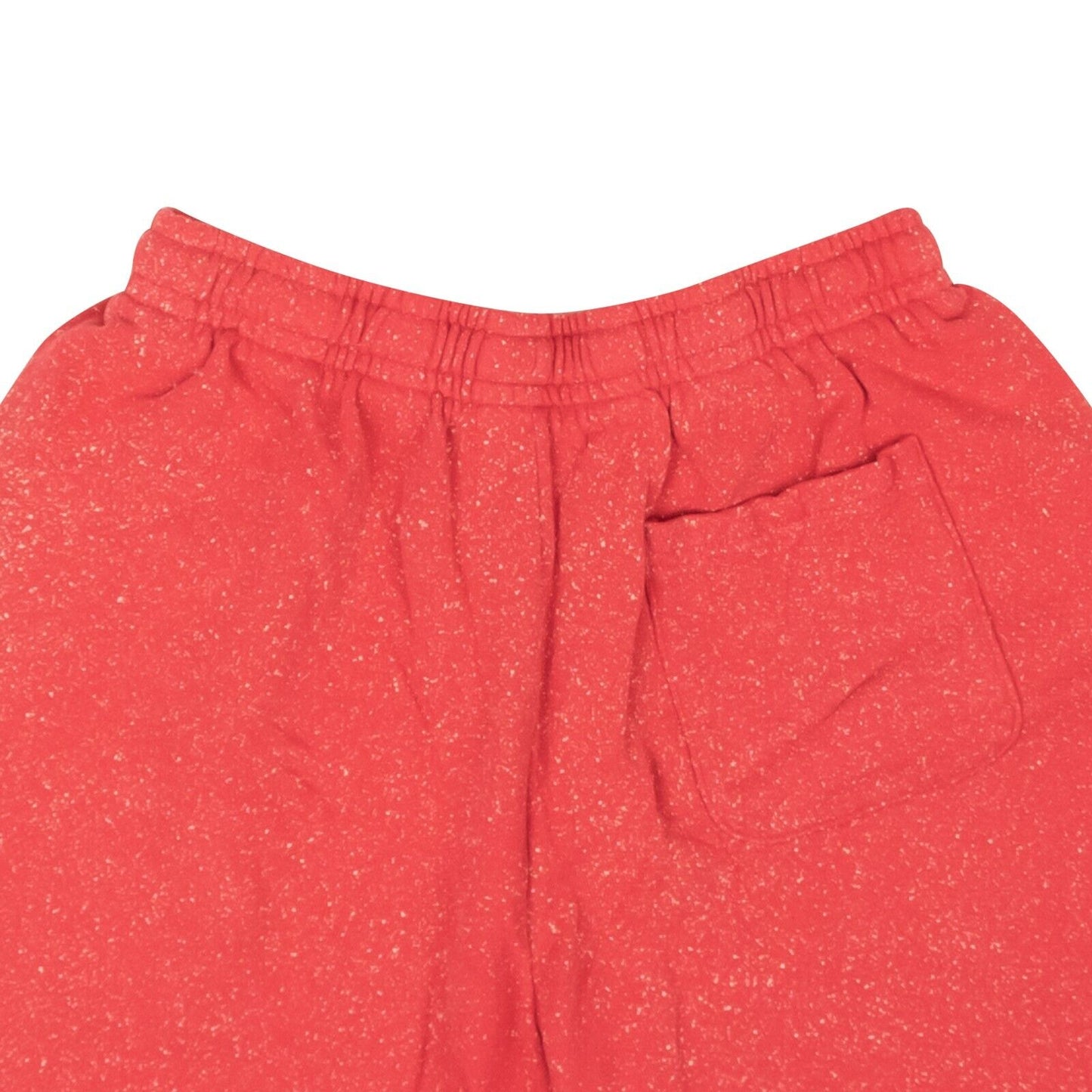 Cardinal Red Cotton Salt Wash Court Shorts