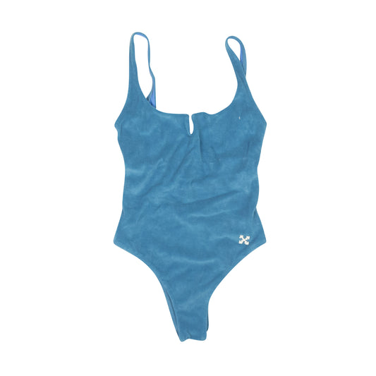 Off-White C/O Virgil Abloh Towel Slit Swimsuit - Blue