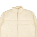 Cream Ceramic Pico Quilted Puffer Jacket