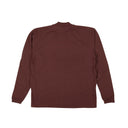 Burgundy Cotton Circus 900 Mockneck T-Shirt