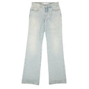 Off-White C/O Virgil Abloh Bleach Baby Baggy Chino Jeans - Light Blue