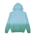 Teal Blue Cotton Sponge Wave Hoodie