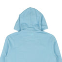 Teal Blue Cotton Sponge Wave Hoodie