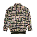 Multicolor Polyester Ransom Print Rib Over Shirt
