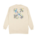 OFF-WHITE C/O VIRGIL ABLOH GREY ARROW SWEATSHIRT DRESS