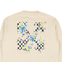 OFF-WHITE C/O VIRGIL ABLOH GREY ARROW SWEATSHIRT DRESS