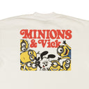 x Verdy White Cotton Minions Graphic T-Shirt