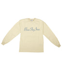 Cream Cotton Logo Long Sleeve T-Shirt