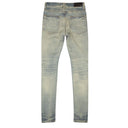 Clay Indigo Cotton Distressed PJ Thrasher Jeans