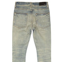 Clay Indigo Cotton Distressed PJ Thrasher Jeans
