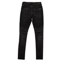 Amiri Leopard Distressed Thrasher Jeans - Aged Black
