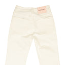 Lost Daze Cotton Wave Flame Spandex Waist Jeans - White