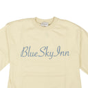 Cream Cotton Logo Long Sleeve T-Shirt
