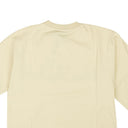 Cream Cotton Logo Long Sleeve T-Shirt