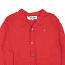 Comme Des Garçons Play Red Little Heart Knit Button Cardigan - Red
