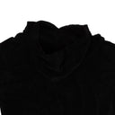 Bossi Velour Pullover Hoodie - Black