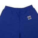 Givenchy Ocean Cotton Graphic Logo Bermuda Shorts - Blue
