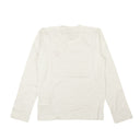 Comme Des Garçons Play Red Heart Long Sleeve T-Shirt - White