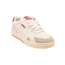 White Leather University Low Top Sneakers