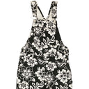 Stussy Cotton Perri All Over Floral Print Overalls - Black