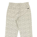 Stussy Natural Printed Sherpa Straight Leg Pants - White