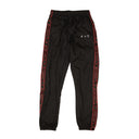 Black Logo Stripe Track Pants
