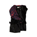 Dries Van Noten Ruffle Jacket Vest - Black/Blue/Red