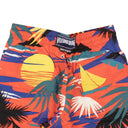 x Vilebrequin Red Hawaiian Print Bathing Suit