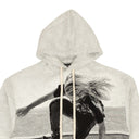 Palm Angels Jaquard Skater Hooded Sweater - Gray