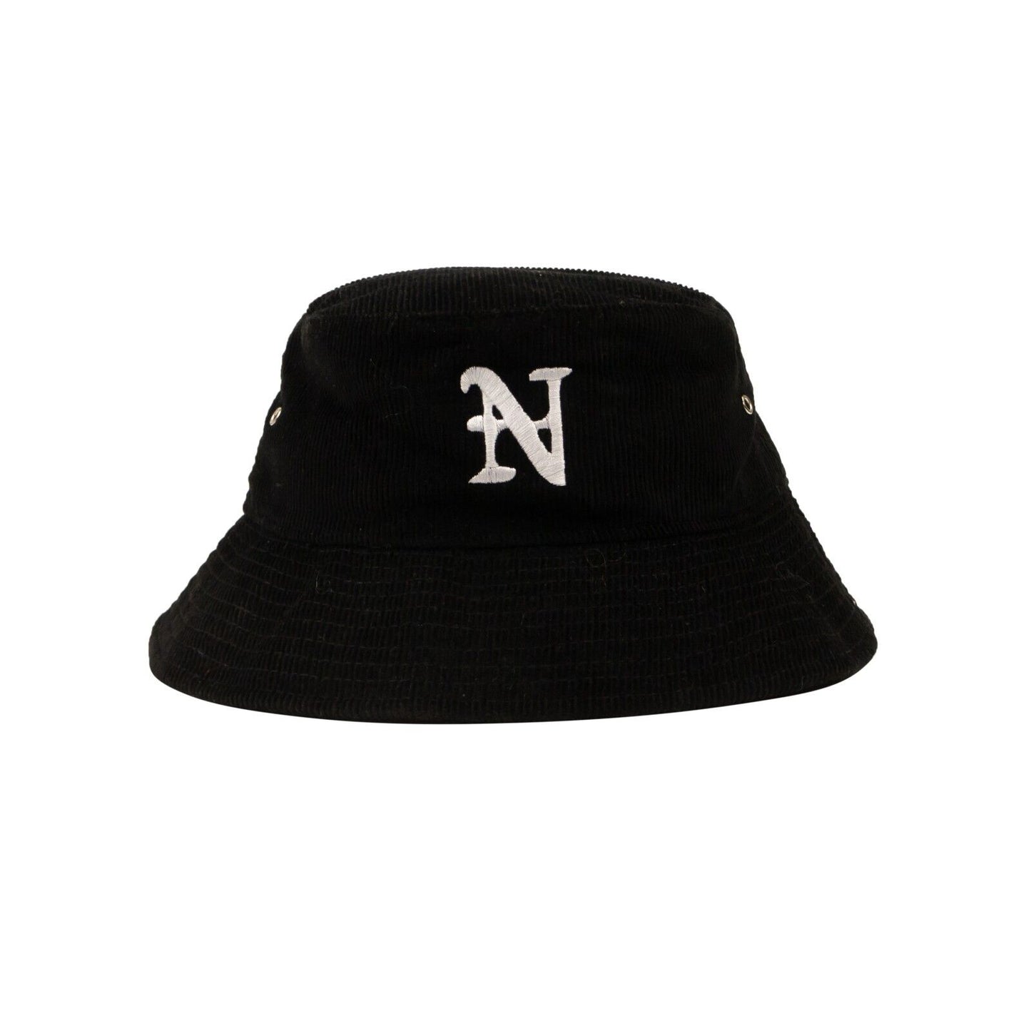 Nahmias N Corduroy Bucket Hat - Black