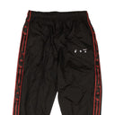 Black Logo Stripe Track Pants
