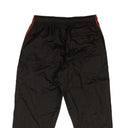 Black Logo Stripe Track Pants