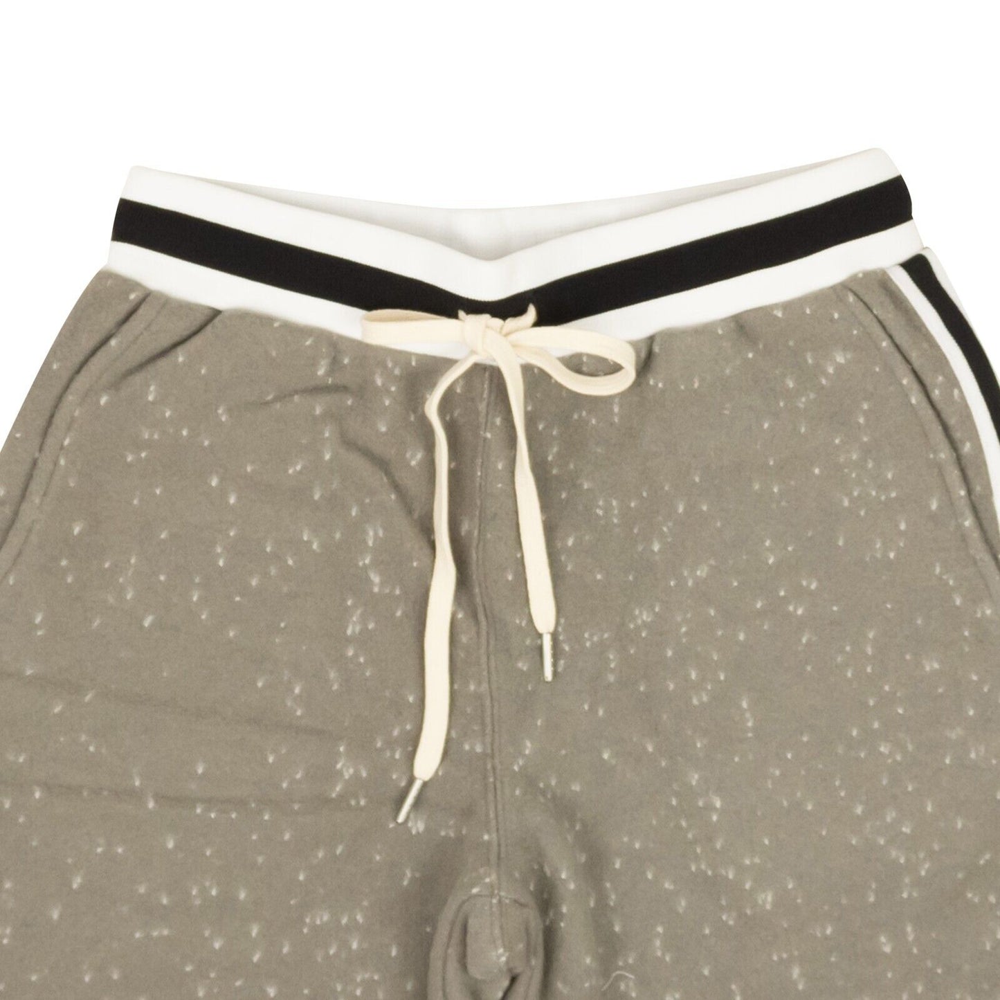 John Elliott Spec Wool Game Shorts - Moss Gray