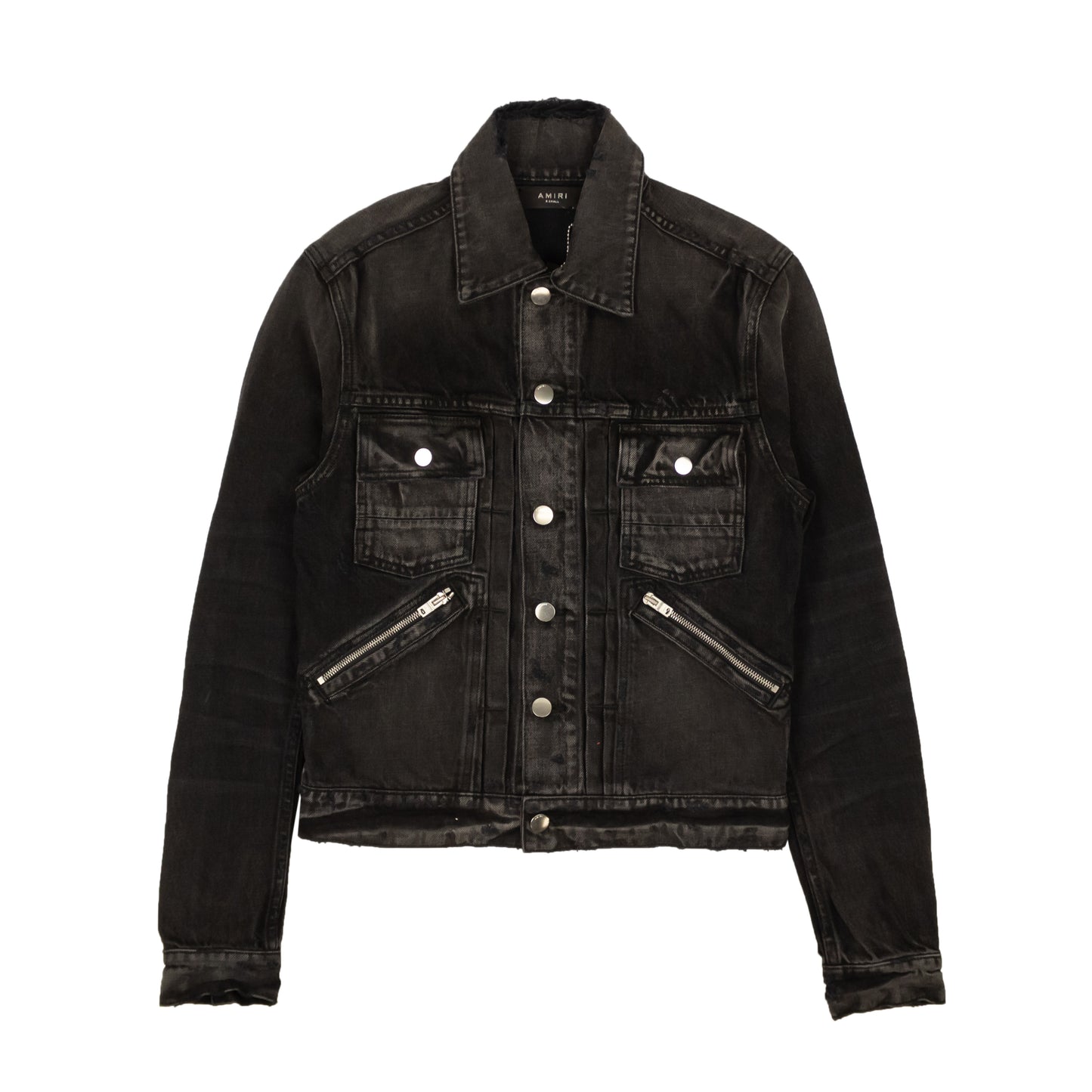 Amiri Chemist Trucker Jacket - Black