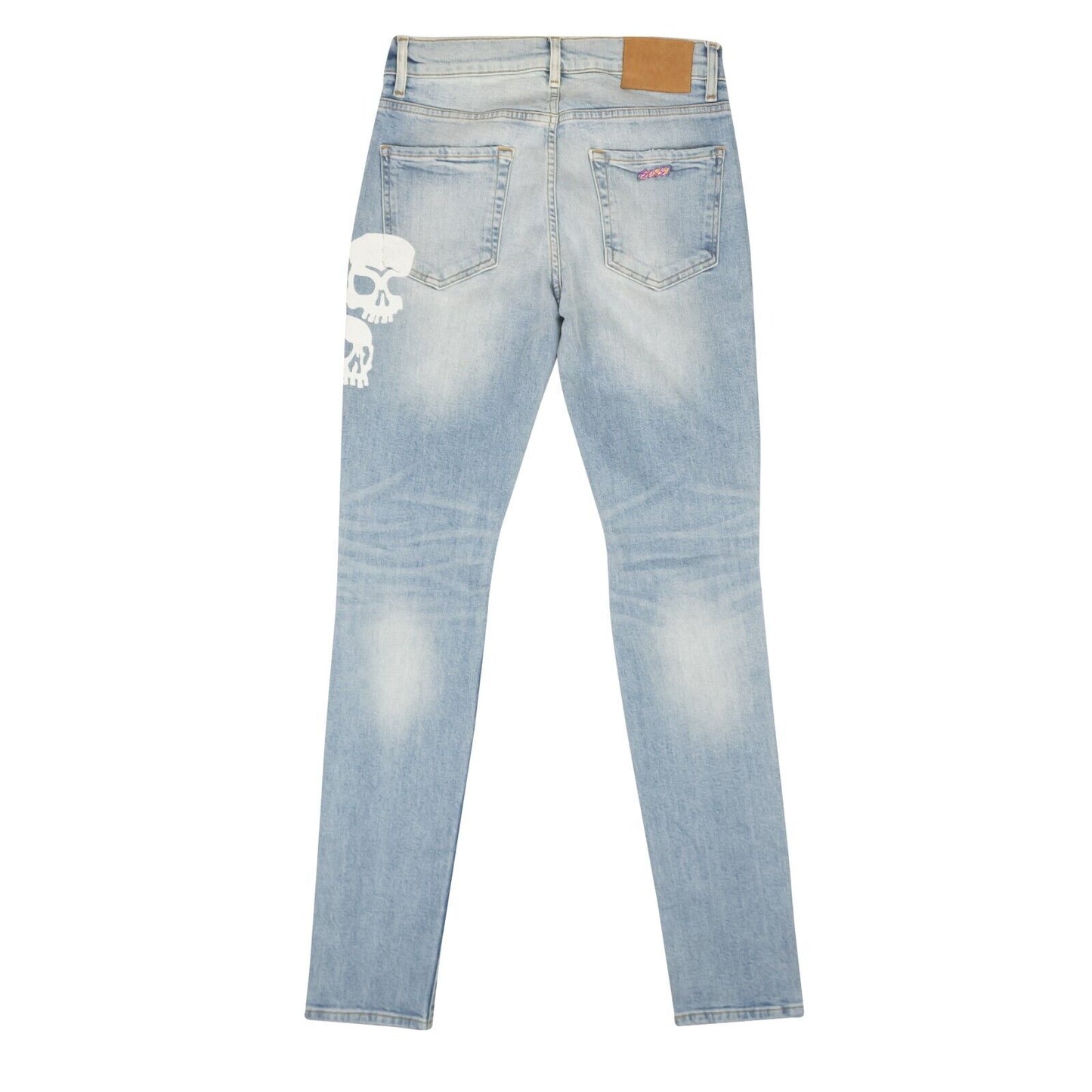 Bossi Embroidered Jeans - Blue