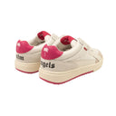 White Leather University Low Top Sneakers