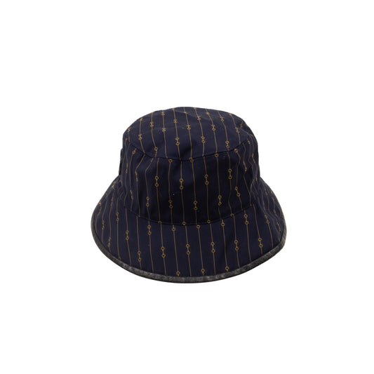 Gucci Reversible Gg Bucket Hat - Navy/Beige