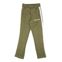 Military Green Polyester Classic Track Pants