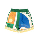 Multicolor Silk Rev De Tennis Relaxed Shorts
