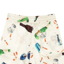 Nahmias Bleacher Litter Silk Shorts - White